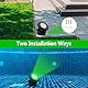 T-SUN Solar Teichbeleuchtung RGB Solar Unterwasserstrahler LED Teich Licht mit IP68 wasserdicht, RGB-Farbwechsel Landschaftsscheinwerfer Gartenbeleuchtung für Garten, Patio, Baum (3 Set)