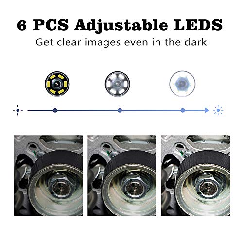 Loijon Câmera industrial da inspeção do boroscópio do endoscópio com câmera semi-rígida do boroscópi