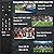 Voice Remote Replacement for Sony Smart TV Control:Comptible for 2019-2025 Sony Bravia OLED LED 4K 8K UHD,for Android Google TV with Shortcuts YouTube and Disney+ etc.