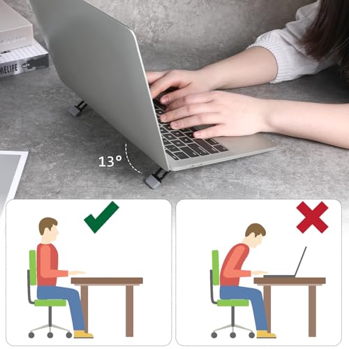 Base portátil ajustable para teclado y laptop, plegable y compacta miniatura 3