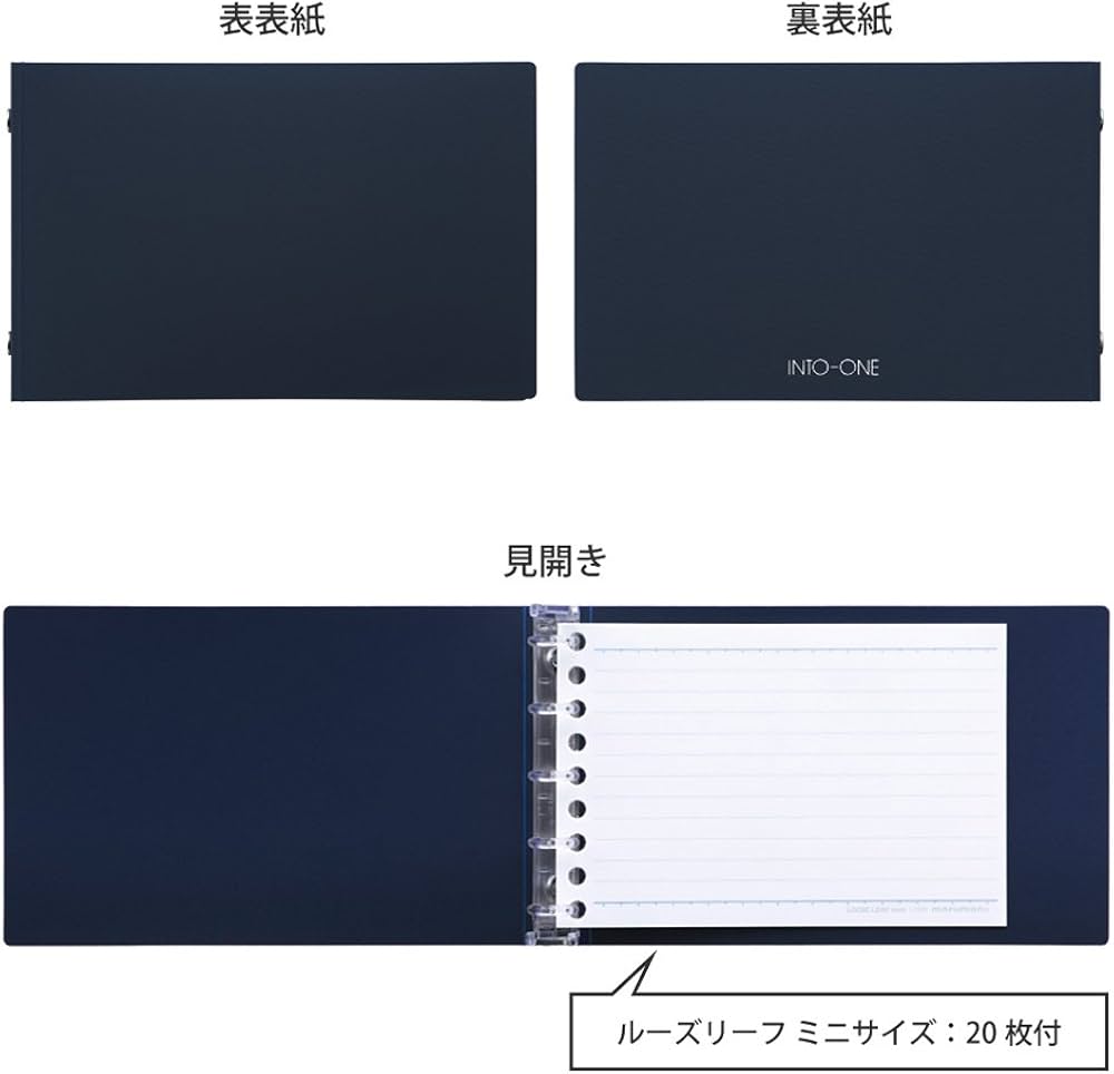 Amazon.co.jp: マルマン(maruman) ルーズリーフ バインダー ミニサイズ