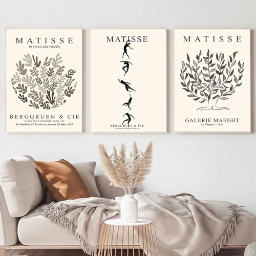 Images murales Matisse et affiches de fleurs abstraites décoration d'intérieur