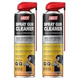 LAUCO Spray Gun Cleaner 14 oz, Pack of 2, High-Performance Paint Gun Cleaner Solvent, Fast Dissolving Aerosol for...