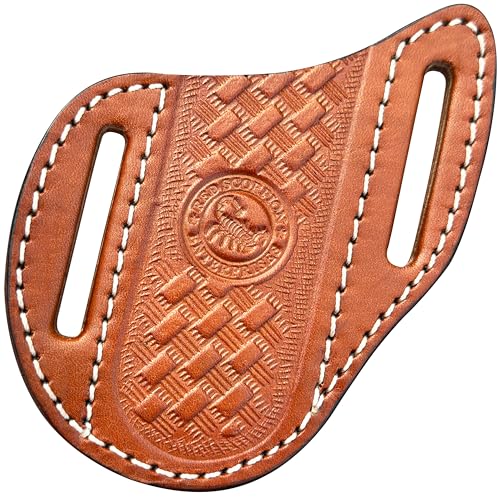 Red Scorpion Handmade Leather Sheath