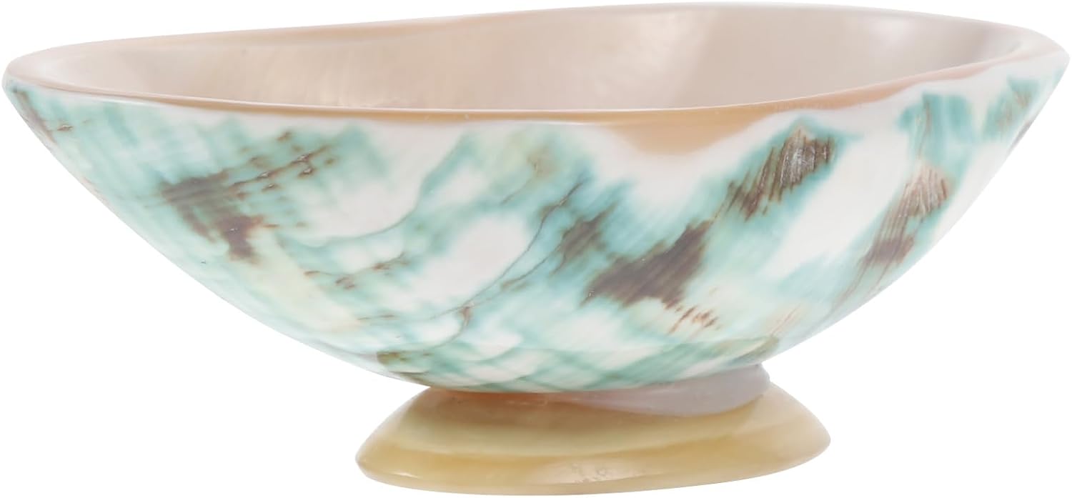 Shell Sauce Dish for Household Use High Temperature Resistant Saucer Creative Dipping Plate for Condiments and Seasonings Safe Shell Material Random Color Random Color