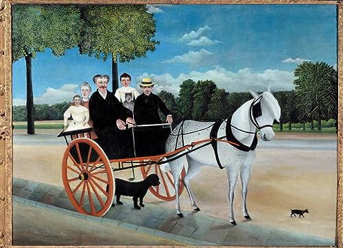 Art mural Henri Rousseau affiche de qualité premium La Carriole du Père Junier