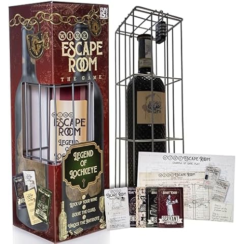 Boxer Gifts Wine Escape Room Game - Wine Bottle Puzzle Box for Adults - Unusual Wine Gifts for Men & Women Cover