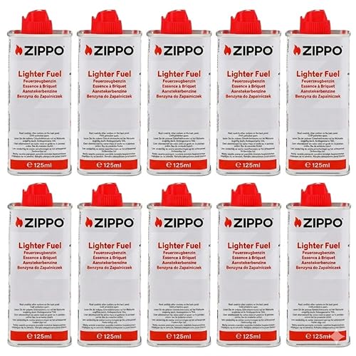 Zippo essence recharge d'huile 125 ml (10-pack)