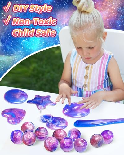 Image of 24 Pack Galaxy Slime Party Favors Classroom Prizes for Kids Teens 4-8, 8-12