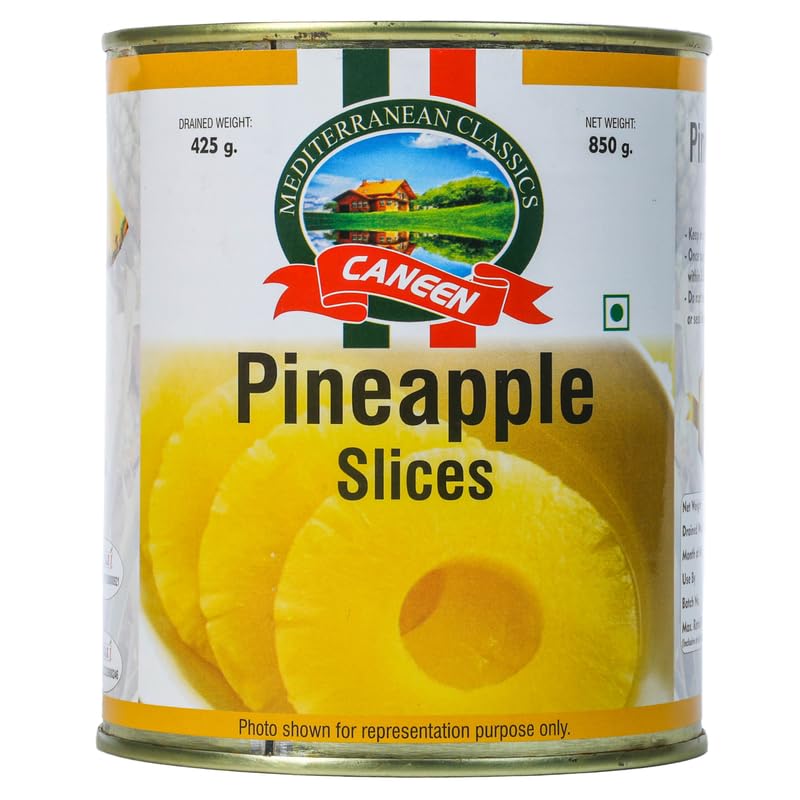 CANEEN Pineapple Slices (850g) | Juicy & Sweet, Ideal for Desserts, Salads & Snacking | Pack of 1 (B0DBV6BT29) Amazon Price History, Amazon Price Tracker
