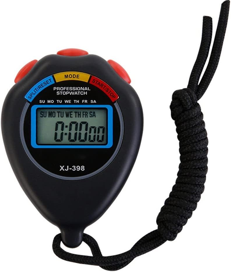 JKRED Timer Sports Stopwatch Stop Watch Chronograph Counter