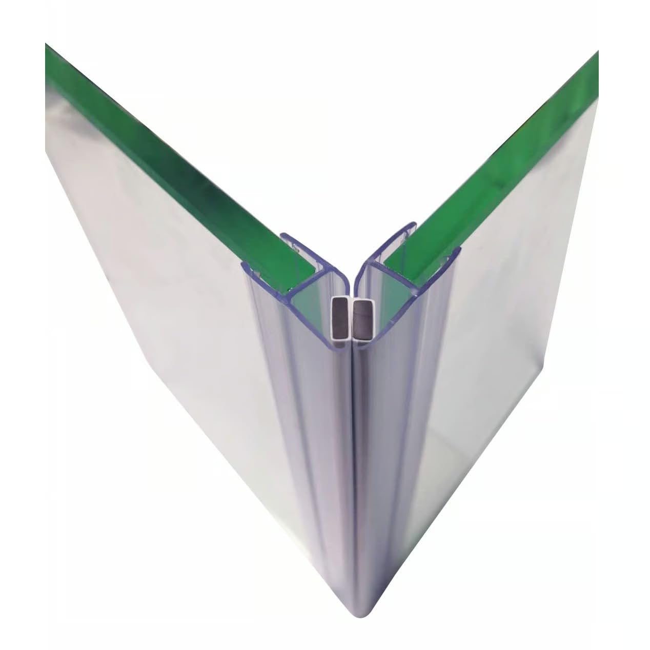 AERREGI SET COPPIA GUARNIZIONI PER VETRO E PER BOX DOCCIA 220cm MAGNETICA PER VETRO 10mm GUARNIZIONE TRASPARENTE
