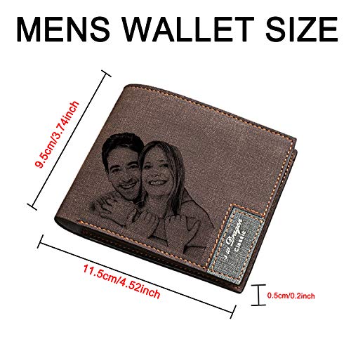 Personalized Wallets for Men,Custom Photo Wallet Engraved Father's Day Gifts4