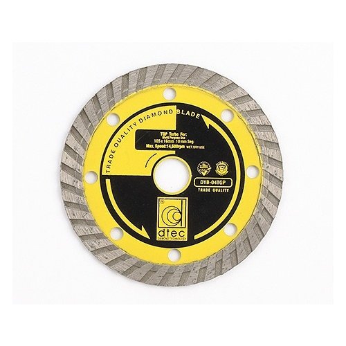 D-TecDYB-04TGP 4-Inch Wet/Dry General-Purpose Turbo Diamond Blade