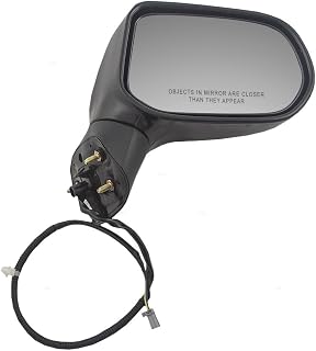 Brock Replacement Passengers Power Side View Mirror Ready-to-Paint Compatible with 2006-2011 Civic Sedan 76200-SNA-A01ZC