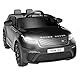 Kinder Elektroauto, Land Rover Mit Lizenz 12V Kinder-Elektroauto Mit Fernbedienung, Musik, FrüHerziehung, USB, Tf, Mp3, Elektrisches Kinderauto für ab 3 Jahren (Schwarz)
