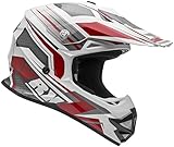 Vega Helmets VRX Advanced Off Road Motocross Dirt Bike Helmet (Red Venom Graphic, X-Large)