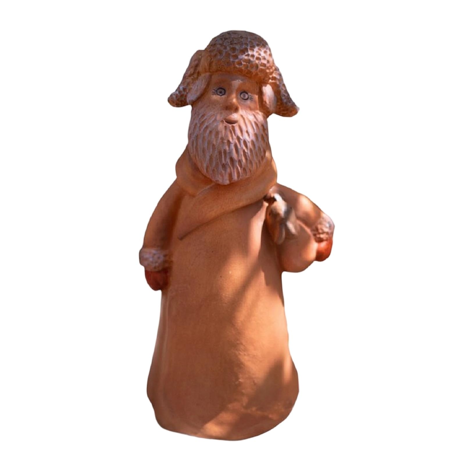Gartenfigur aus Magnesiumoxid dekorativ Gartenstatue mit Terrakottafarben-Finish witterungsbeständig Gartenfigur für Sammler