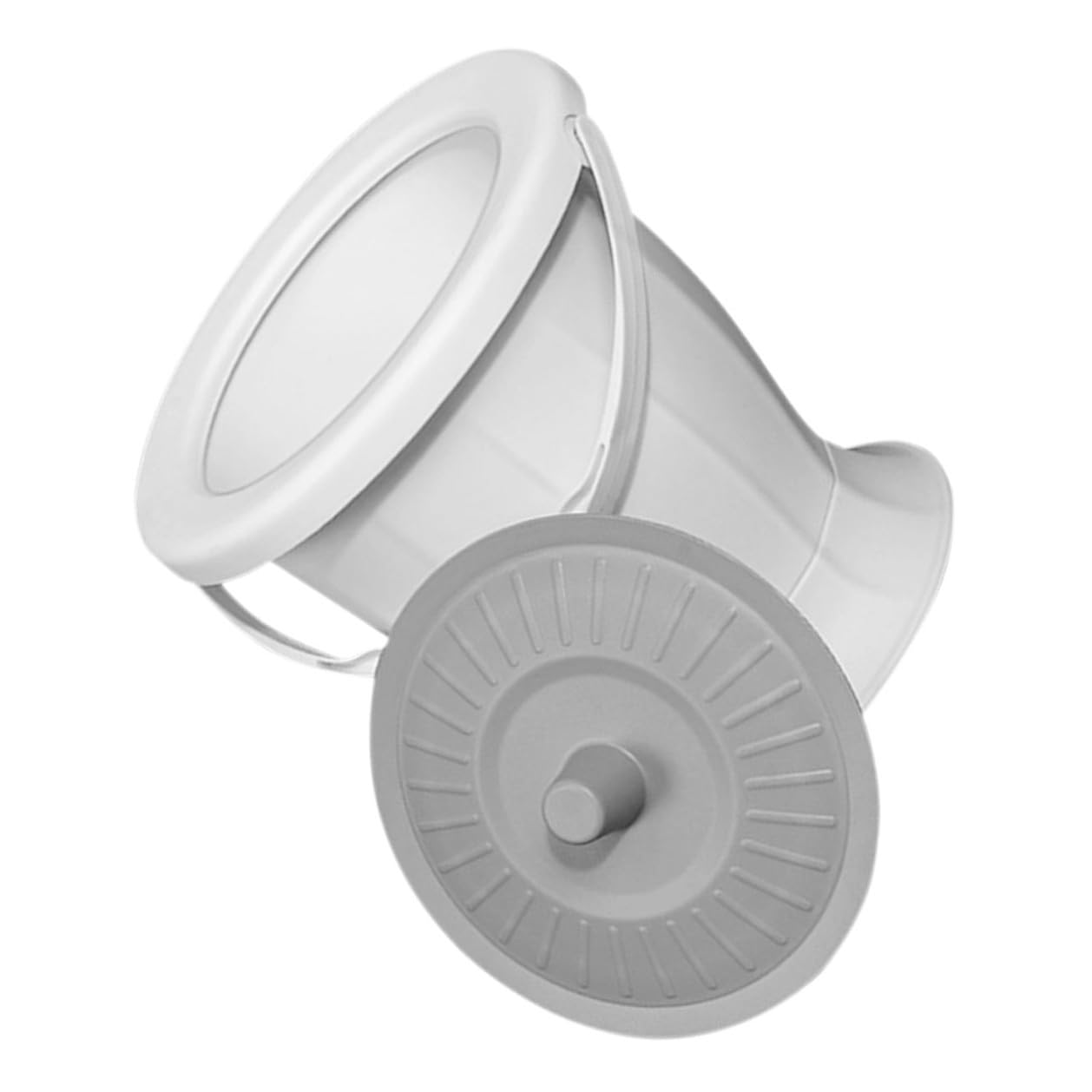 Pot de chambre urinoir portable adulte plastique réutilisable avec couvercle