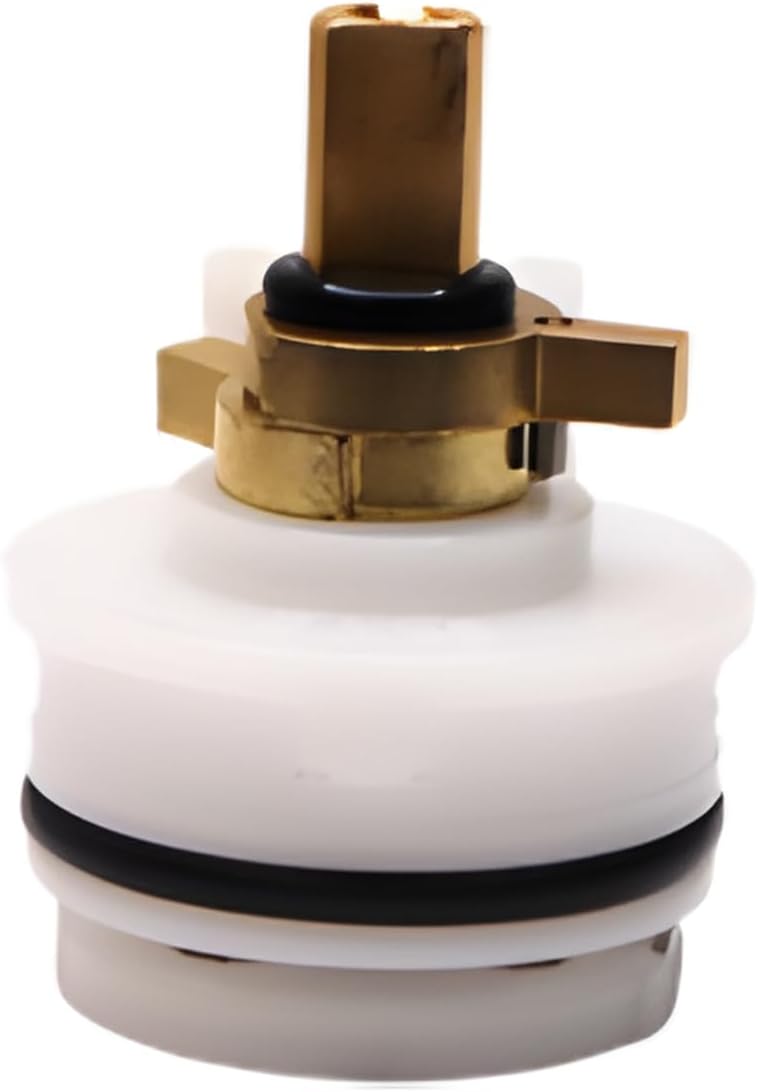 T & T Hardware Replacement Cartridge for Glacier Bay, Pegasus & Baypointe Faucets RP22003 – Single Handle, White, Brass, 2" Tall, 1-1/4" Wide