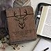 Cxdvotvy Leather Bible Cover Case Deer Scripture Print Multi-Pockets Bible Bag with Handle & Zipper Lightweight Portable Book Carrying Case Large Church Bag Christian Accessories