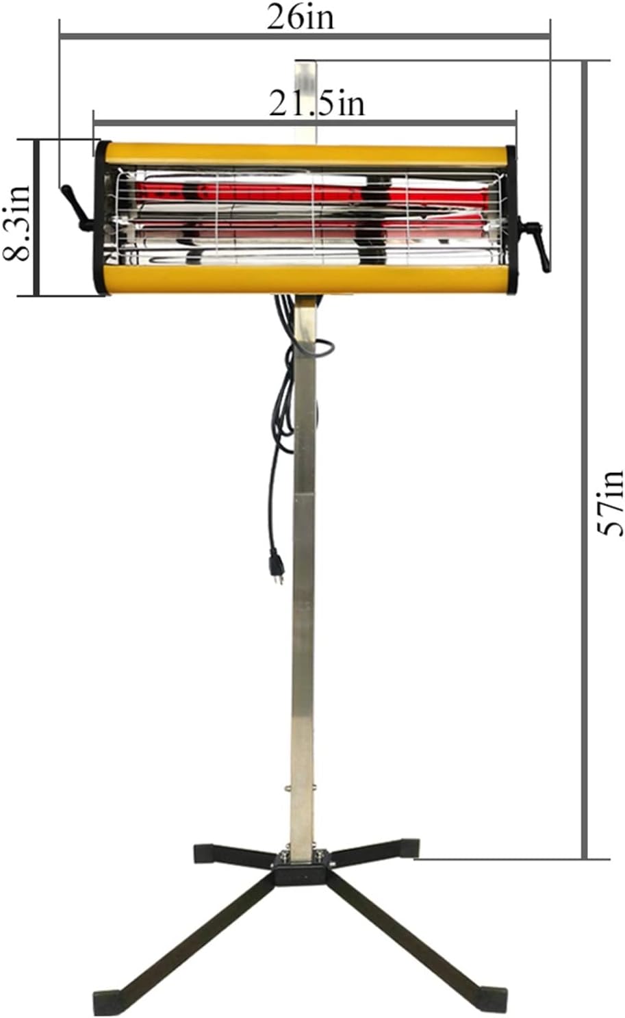 Infrared Paint Curing Lamp Infrared Paint Curing Lamp Heating Light Short Wave Infrared Heater Car Body Paint Car Bodywork Repair Paint Dryer/Stand