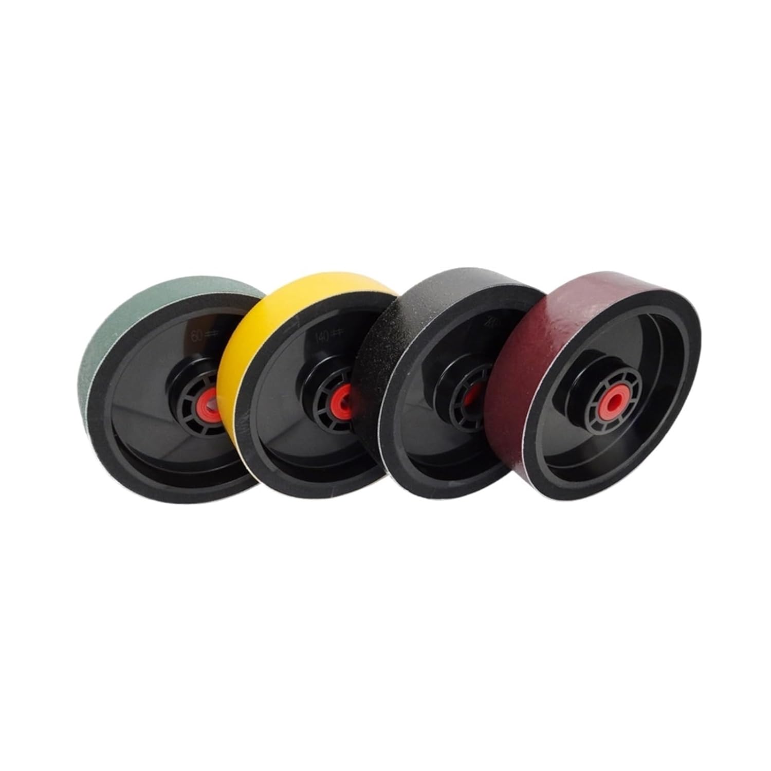 6inch-60/140/280/600 Grit One Piece Each Nova Polishing Wheel Lapidary 6 Inch A Set Soft Resin Polishing Cabbing Wheel