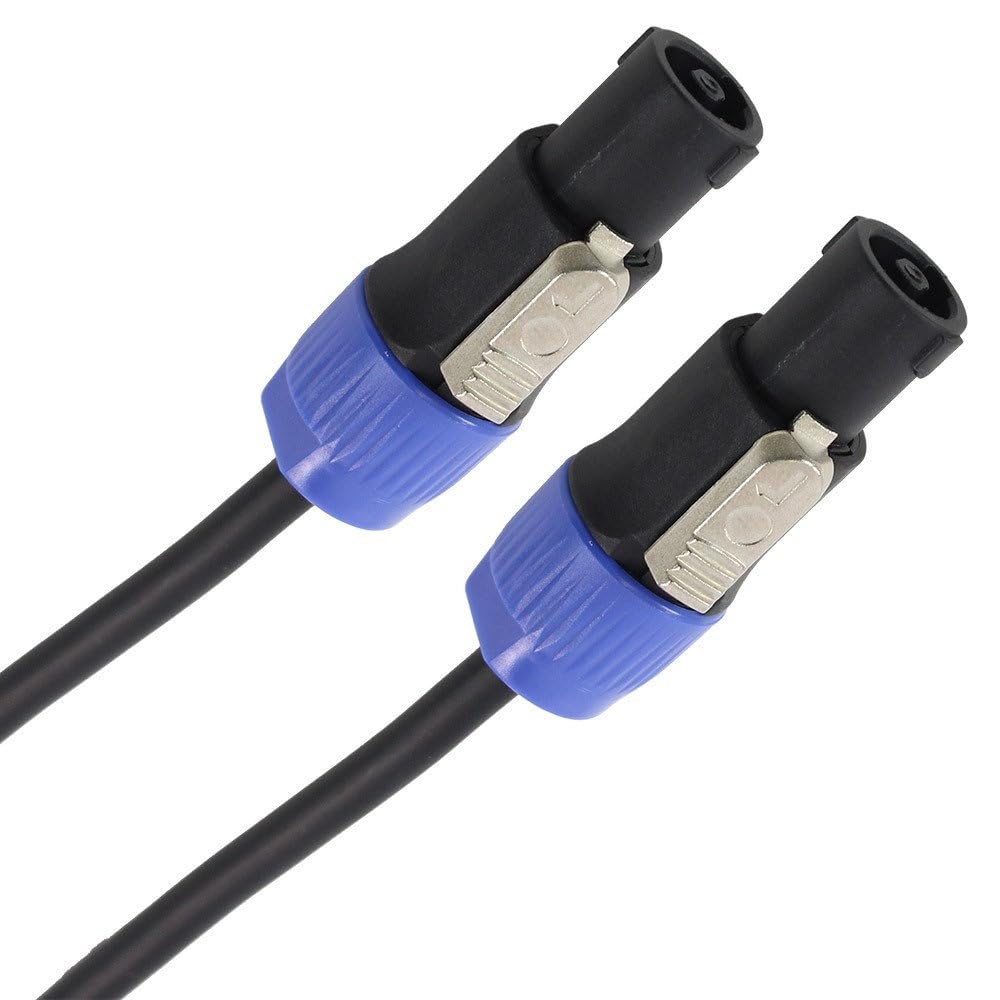 Plugger HP Speakon Cable Male/Male 1.5 mm² 15 m Black