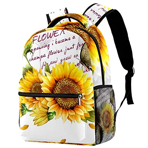 Sac à dos floral léger pour soulager le dos des adolescents au collège