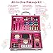 Vokai Makeup Kit Set - 32 Eye Shadows 6 Lip Glosses 2 Lip Gloss Wands 2 Lipsticks 1 Face Powder Duo 1 Blush Powder Duo 1 Mascara - Case with Carrying Handle