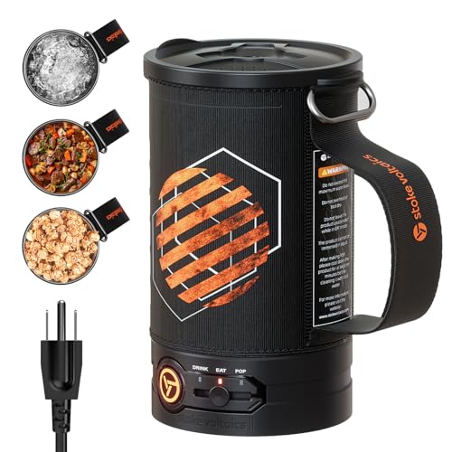 Pava eléctrica portátil Stoke Voltaics 16 oz miniatura 1