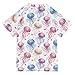 Kids Bathing Suits Boys Short Sleeve Little Girls Swimsuits 9T Cute Jellyfish White