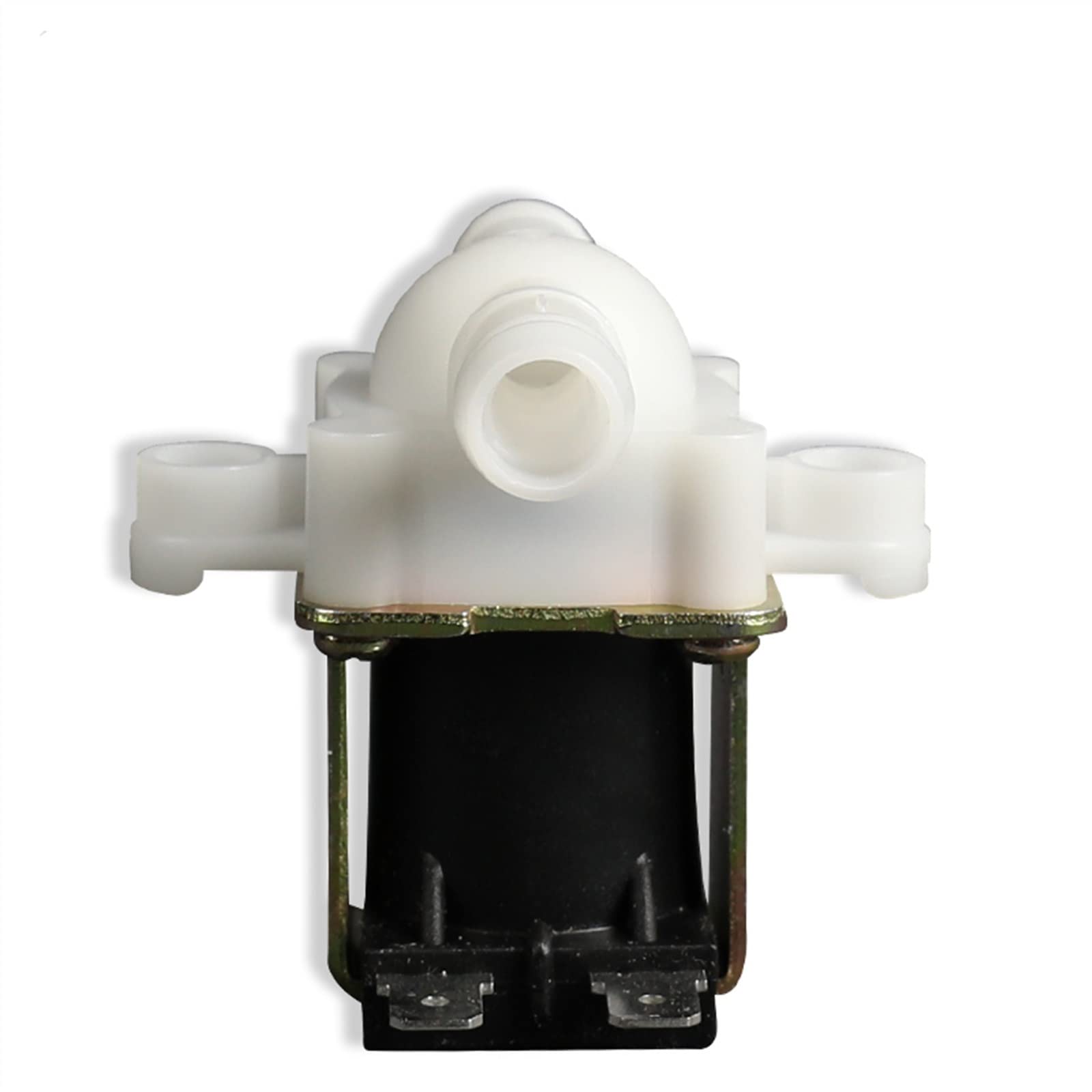 12 mm tworzywo sztuczne zmotoryzowany zawór elektromagnetyczny fontanna do picia, zawór wlotowy do pagody, 24 godziny ciągłej pracy, 12 V, 24 V, 220 V, 1 szt. (Normally Open, czarny)