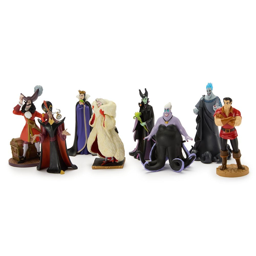 Amazon.com: Disney Store Official Villains Figure Set – 8 Fully