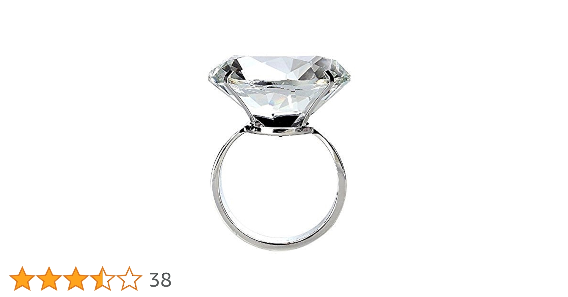 Amazon | 【ノーブランド】超巨大の指輪 サプライズリング 80号サイズ