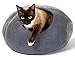 Twin Critters - Handcrafted Cat Cave Bed (Large) I Ecofriendly Cat Cave I Felted from 100% Natural Merino Wool I Handmade Pod for Cats and Kittens I Warm and cozy cat bed (Slate Grey)