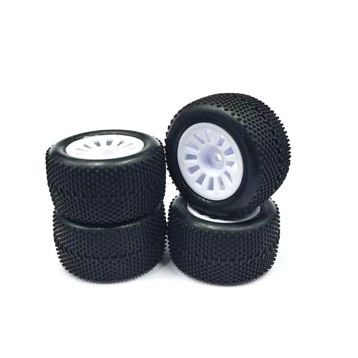 1/18 1/16 Scale Off Road Buggy/Drift Electric Wheels and no glued Tires (50mmx22mm) for GMP 18912 VRX Racing RH1818 RH1819 1/18 Slider Mini Sprint WL A959 284161 SG1603/SG1604/UD1603/UD1604
