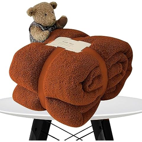 Lions Teddy Bear Sherpa Fleece Blanket Cover