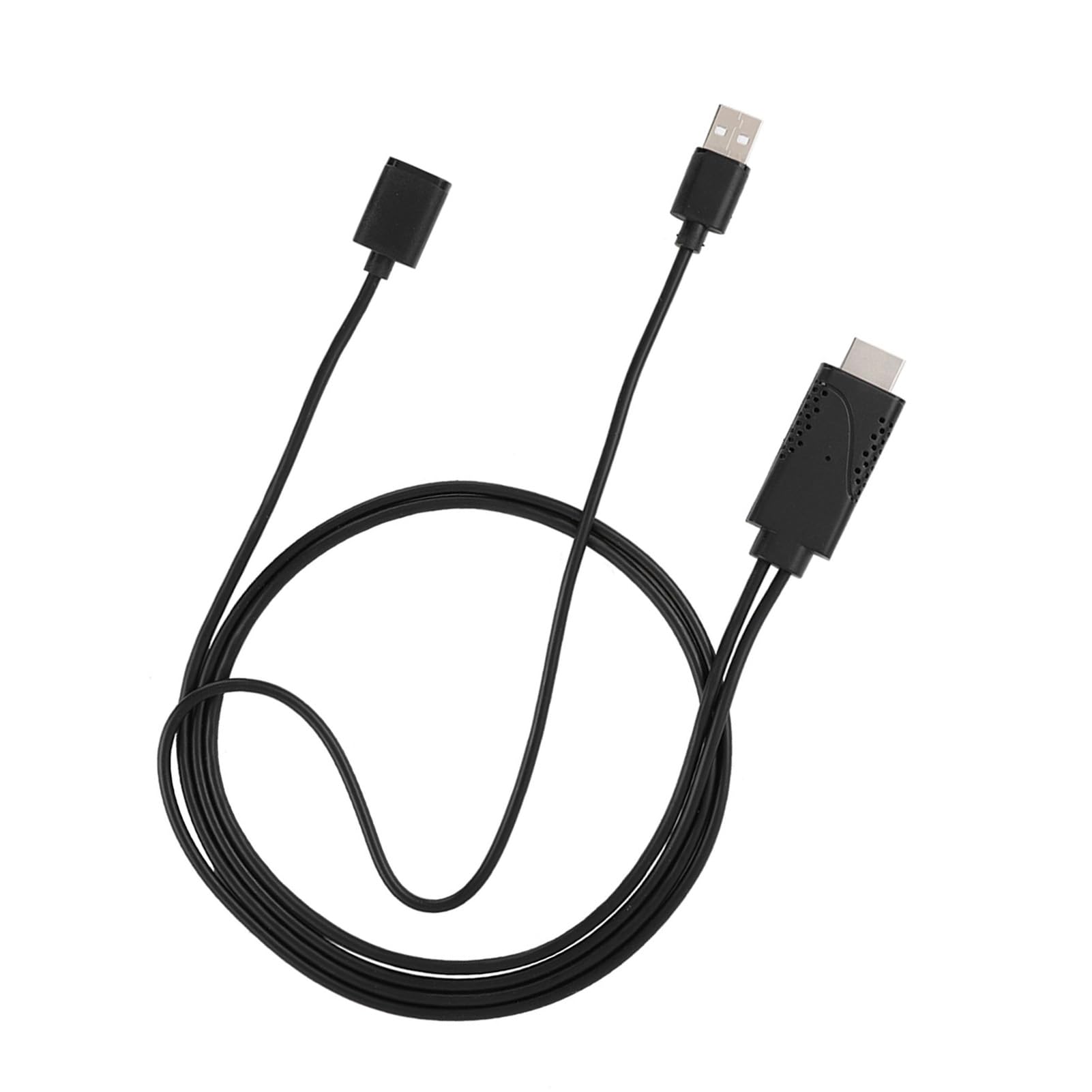 Câble adaptateur 2 en 1 1080p USB femelle vers HDMI mâle HDTV pour iOS Android