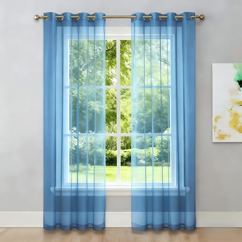 Cortinas translúcidas de 70x120 cm que resuelven la falta de luz en habitaciones oscuras 5