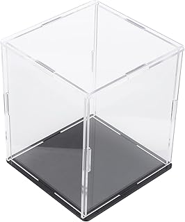 ABOOFAN Caixa Mão Modelo Caixa De Exposição Exibição Figuras De Ação Caso Suporte De Plástico Suporte Quadrado Cajas Para Suporte Transparente Caso De Exibição Transparente Miniaturas