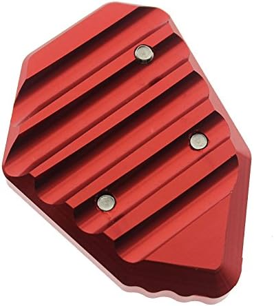 FXCNC Racing Aluminum Motorcycle Side Stand Plate Kickstand Extension Pad Compatible with B.M.W K1200S 2004-2008, K1200R 2005-2008, K1300S K1300R 2009-2014