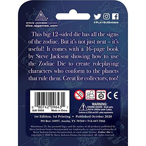 Zodiac Die, Multicolor, standard size - Image 2