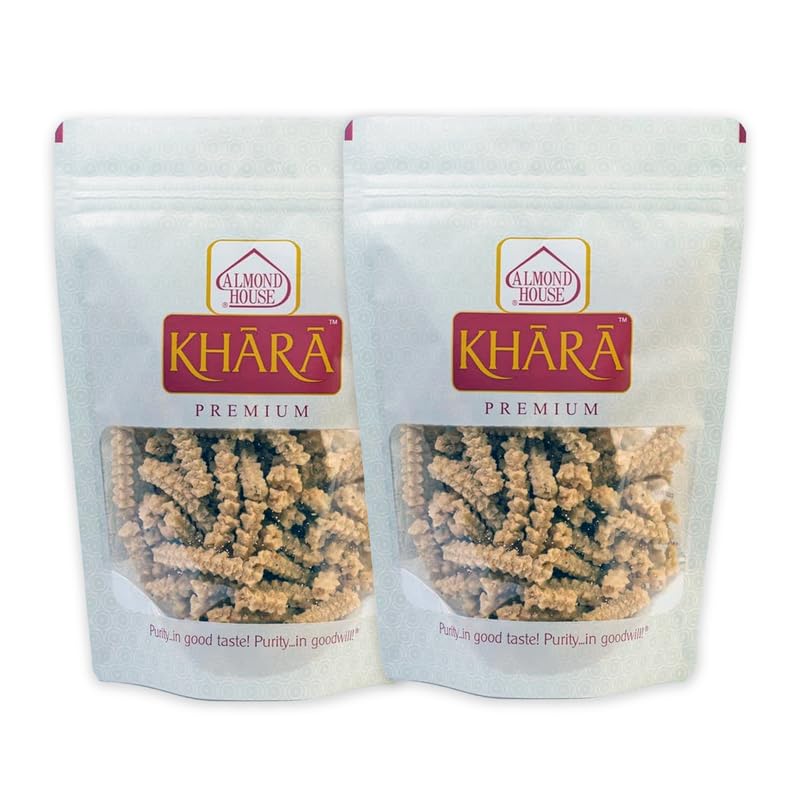 Almond House Murukulu | South Indian Snacks | Premium Namkeen | No Maida Snacks | Tea Time Snacks | Party Snack Items | Ready to Eat | No Palm Oil | Pack of 2-200g Each (B09YM66R9F) Amazon Price History, Amazon Price Tracker