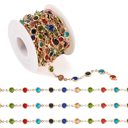 Chaînes de bijoux en strass pour fabriquer colliers et bracelets DIY