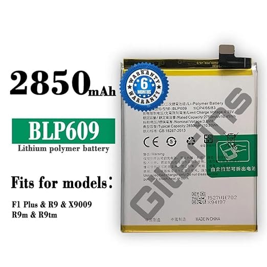 Image of Original BLP609 Battery for Oppo R9 / R9 Plus /F1 / R9Mt / R9m / X9079 / X9009 / Battery with 6 Month Warranty** (BB7)