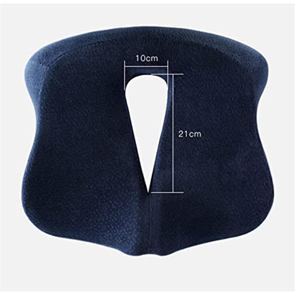 Cojin Antiescaras Cojin Silla Oficina Espuma ViscoeláStica Cojin Hemorroides Cojin Silla Ruedas Cojin Coxis Ortopedico Cojin Ergonomico Grey