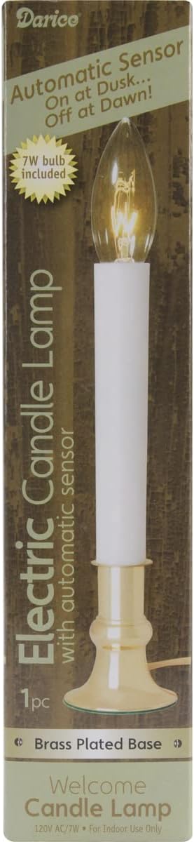 Darice # 6206 9" Electric Window Candle with Automatic Light Sensor - Quantity 10 : Home & Kitchen