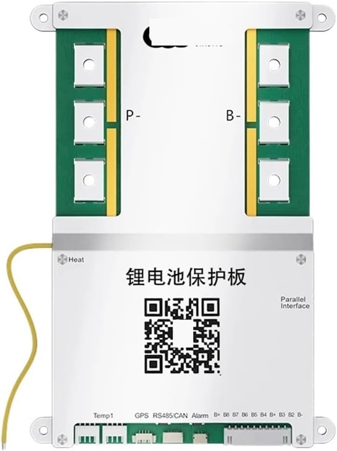 3S 4S 5S 6S 7S 8S 24S RS485 Heat CAN 1A 2A Active Balance for Li-ion Lifepo4 Lto Battery 200A 300A(B1A8S10P-HC)