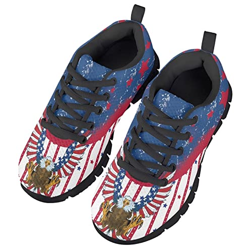 HUIACONG Rainbow Butterfly Kids Lightweight Anti-Skid Sneakers Tie Dye Style Girls Running Sport Shoes foe Size 4 Boys Lacing Trainers Children Athletic Tennis Shoes3